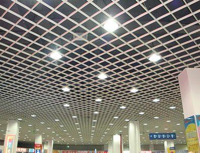 铝格栅吊顶效果